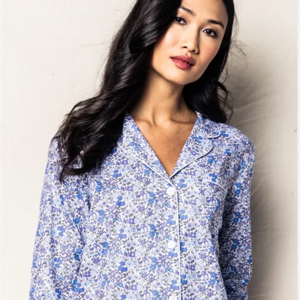 Petite Plume Women's Floral Cotton Pajamas